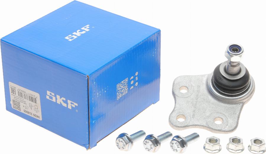 SKF VKDS 318005 - Шарова опора, несучий / направляючий шарнір autozip.com.ua