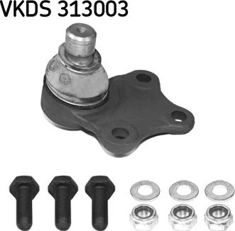 SKF VKDS 313003 - Шарова опора, несучий / направляючий шарнір autozip.com.ua