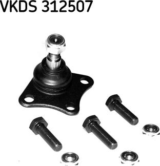 SKF VKDS 312507 - Шарова опора, несучий / направляючий шарнір autozip.com.ua