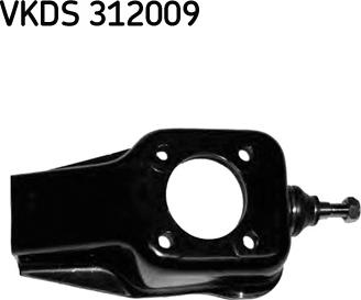 SKF VKDS 312009 - Шарова опора, несучий / направляючий шарнір autozip.com.ua