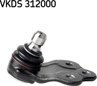 SKF VKDS 312000 - Шарова опора, несучий / направляючий шарнір autozip.com.ua