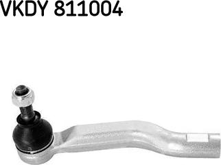 SKF VKDY 811004 - Наконечник рульової тяги, кульовий шарнір autozip.com.ua