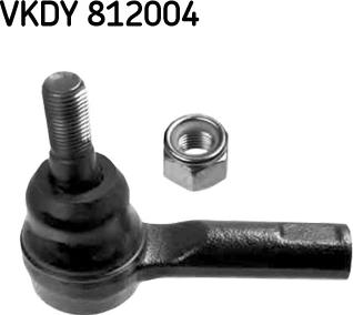 SKF VKDY 812004 - Наконечник рульової тяги, кульовий шарнір autozip.com.ua