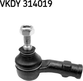 SKF VKDY 314019 - Наконечник рульової тяги, кульовий шарнір autozip.com.ua