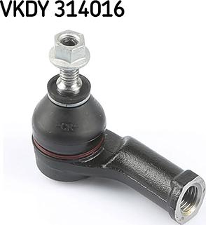 SKF VKDY 314016 - Наконечник рульової тяги, кульовий шарнір autozip.com.ua