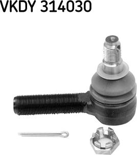 SKF VKDY 314030 - Наконечник рульової тяги, кульовий шарнір autozip.com.ua