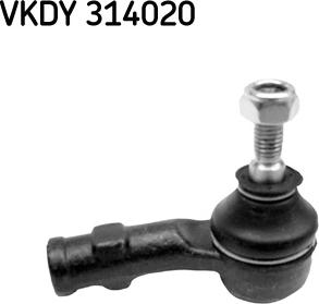 SKF VKDY 314020 - Наконечник рульової тяги, кульовий шарнір autozip.com.ua