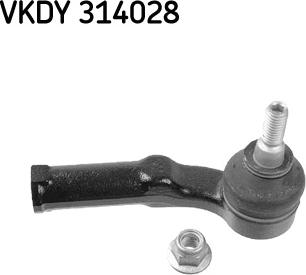 SKF VKDY 314028 - Наконечник рульової тяги, кульовий шарнір autozip.com.ua