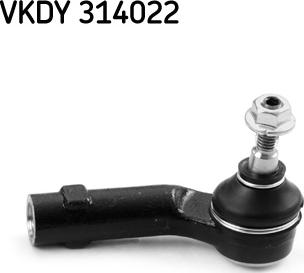 SKF VKDY 314022 - Наконечник рульової тяги, кульовий шарнір autozip.com.ua