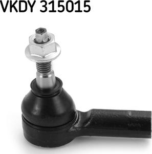 SKF VKDY 315015 - Наконечник рульової тяги, кульовий шарнір autozip.com.ua