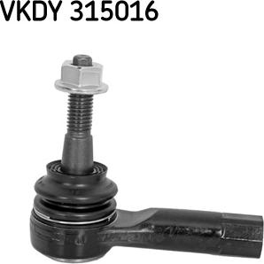 SKF VKDY 315016 - Наконечник рульової тяги, кульовий шарнір autozip.com.ua