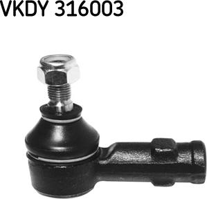 SKF VKDY 316003 - Наконечник рульової тяги, кульовий шарнір autozip.com.ua