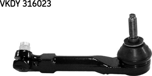 SKF VKDY 316023 - Наконечник рульової тяги, кульовий шарнір autozip.com.ua