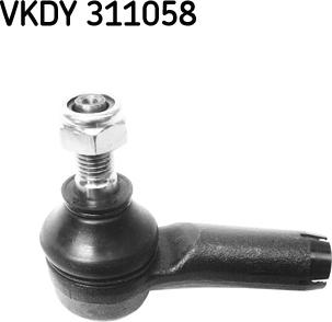 SKF VKDY 311058 - Наконечник рульової тяги, кульовий шарнір autozip.com.ua