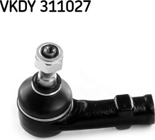 SKF VKDY 311027 - Наконечник рульової тяги, кульовий шарнір autozip.com.ua