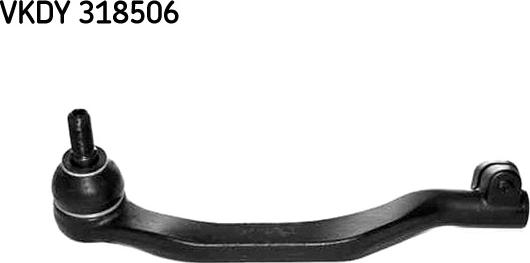 SKF VKDY 318506 - Наконечник рульової тяги, кульовий шарнір autozip.com.ua