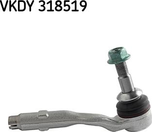 SKF VKDY 318519 - Наконечник рульової тяги, кульовий шарнір autozip.com.ua