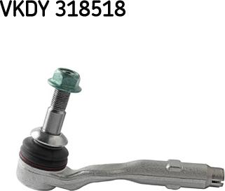 SKF VKDY 318518 - Наконечник рульової тяги, кульовий шарнір autozip.com.ua