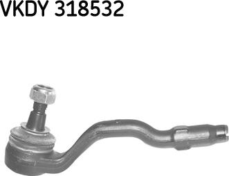 SKF VKDY 318532 - Наконечник рульової тяги, кульовий шарнір autozip.com.ua