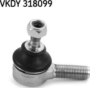 SKF VKDY 318099 - Наконечник рульової тяги, кульовий шарнір autozip.com.ua