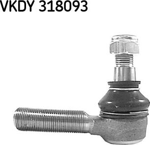 SKF VKDY 318093 - Наконечник рульової тяги, кульовий шарнір autozip.com.ua