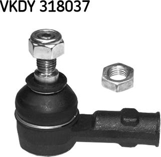 SKF VKDY 318037 - Наконечник рульової тяги, кульовий шарнір autozip.com.ua