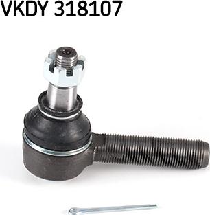 SKF VKDY 318107 - Наконечник рульової тяги, кульовий шарнір autozip.com.ua