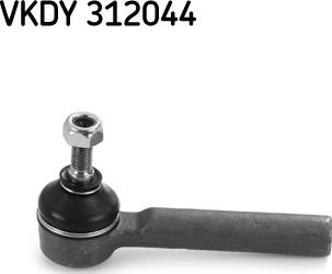 SKF VKDY 312044 - Наконечник рульової тяги, кульовий шарнір autozip.com.ua