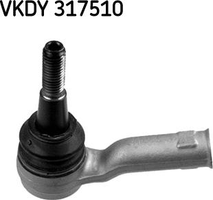 SKF VKDY 317510 - Наконечник рульової тяги, кульовий шарнір autozip.com.ua