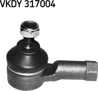 SKF VKDY 317004 - Наконечник рульової тяги, кульовий шарнір autozip.com.ua