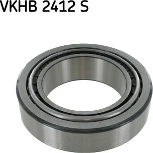 SKF VKHB 2412 S - Підшипник ступиці колеса autozip.com.ua