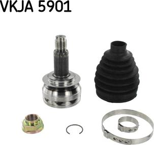 SKF VKJA 5901 - Шарнірний комплект, ШРУС, приводний вал autozip.com.ua