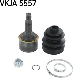 SKF VKJA 5557 - Шарнірний комплект, ШРУС, приводний вал autozip.com.ua