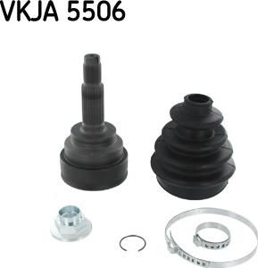 SKF VKJA 5506 - Шарнірний комплект, ШРУС, приводний вал autozip.com.ua