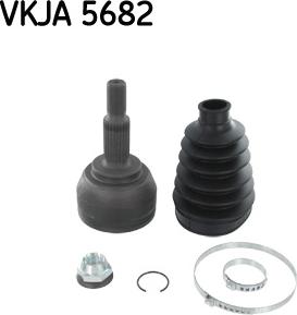 SKF VKJA 5682 - Шарнірний комплект, ШРУС, приводний вал autozip.com.ua