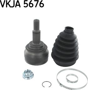 SKF VKJA 5676 - Шарнірний комплект, ШРУС, приводний вал autozip.com.ua