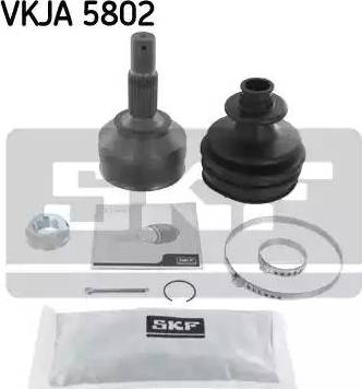 SKF VKJA 5802 - Шарнір, ШРУС, приводний вал autozip.com.ua