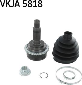 SKF VKJA 5818 - Шарнірний комплект, ШРУС, приводний вал autozip.com.ua