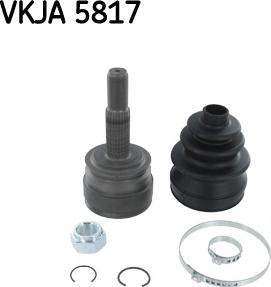 SKF VKJA 5817 - Шарнірний комплект, ШРУС, приводний вал autozip.com.ua