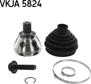 SKF VKJA 5824 - Шарнірний комплект, ШРУС, приводний вал autozip.com.ua