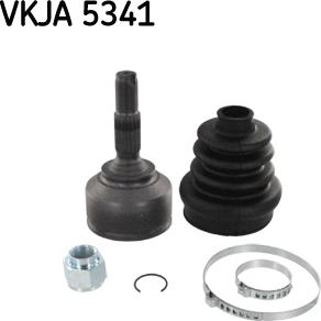 SKF VKJA 5341 - Шарнірний комплект, ШРУС, приводний вал autozip.com.ua