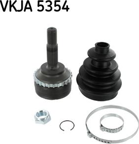 SKF VKJA 5354 - Шарнірний комплект, ШРУС, приводний вал autozip.com.ua