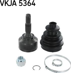 SKF VKJA 5364 - Шарнірний комплект, ШРУС, приводний вал autozip.com.ua