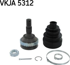 SKF VKJA 5312 - Шарнірний комплект, ШРУС, приводний вал autozip.com.ua