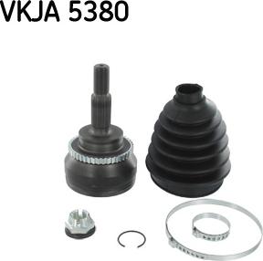 SKF VKJA 5380 - Шарнірний комплект, ШРУС, приводний вал autozip.com.ua
