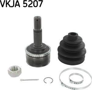 SKF VKJA 5207 - Шарнірний комплект, ШРУС, приводний вал autozip.com.ua