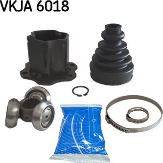 SKF VKJA 6018 - Шарнірний комплект, ШРУС, приводний вал autozip.com.ua