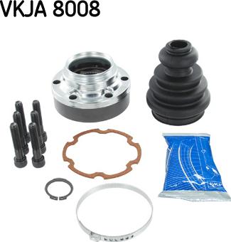 SKF VKJA 8008 - Шарнір, ШРУС, приводний вал autozip.com.ua