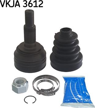 SKF VKJA 3612 - Шарнір, ШРУС, приводний вал autozip.com.ua