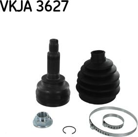 SKF VKJA 3627 - Шарнірний комплект, ШРУС, приводний вал autozip.com.ua